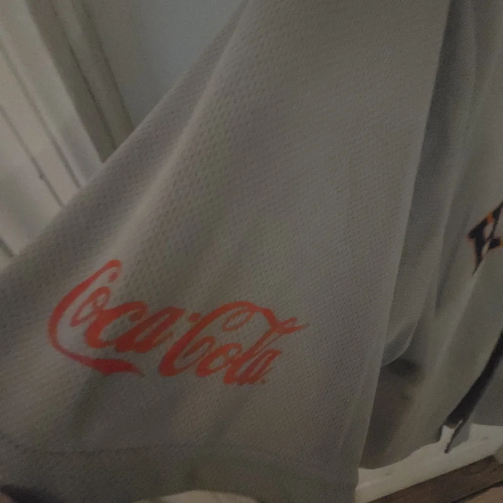 Houston Astros Baseball Jersey Men’s Size XL #2 Button Up Coca-Cola - Picture 4 of 5